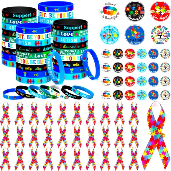 XunYee Other - Set of 3) NWOT XunYee Autism Awareness Accessories